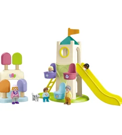 Playmobil Konstruktionslegetøj|Byg Og Klodser>Junior - Oplevelsestårn Med Isbod - 71703 - 18 Dele