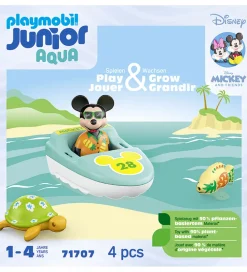 Playmobil Byg Og Klodser>Junior Aqua - Disney - Mickey's Bå... - 71707 - 4 Dele