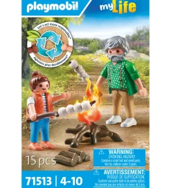 Playmobil Byg Og Klodser>My Life - Lejrbål med Skumfiduser - 71513 - 15 Dele