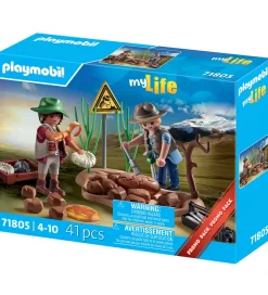 Playmobil Konstruktionslegetøj>My Life - Palæontologi-udgravning - 71805 - 41 Dele