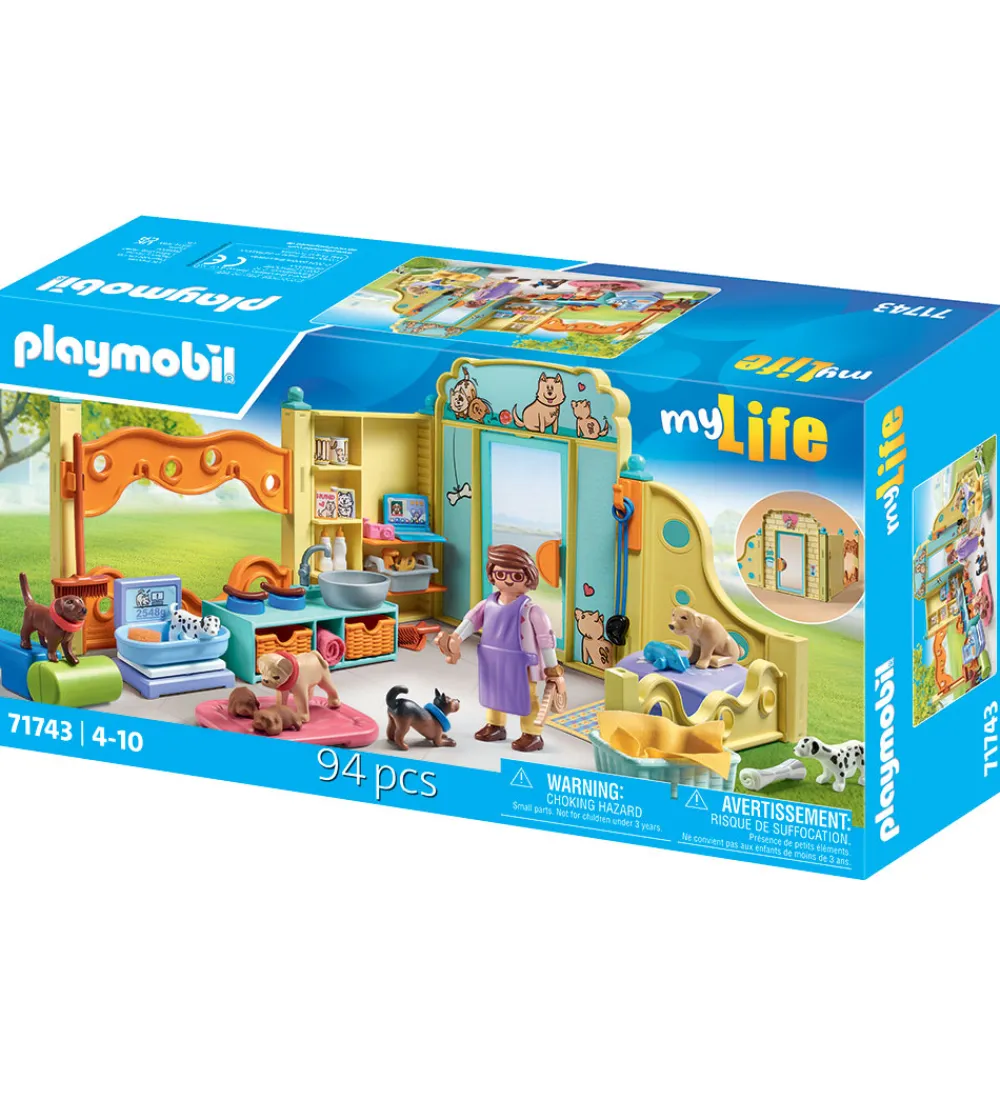 Playmobil Konstruktionslegetøj>MyLife - Hvalpeplejecenter - 71743 - 94 Dele