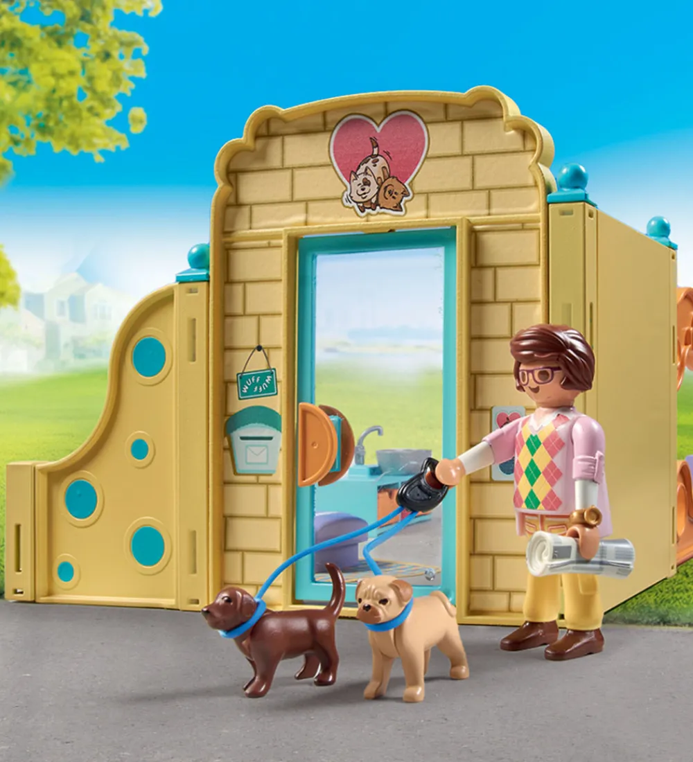 Playmobil Konstruktionslegetøj>MyLife - Hvalpeplejecenter - 71743 - 94 Dele
