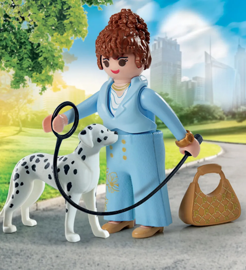 Playmobil Konstruktionslegetøj>MyLife - Manager med Dalmatiner - 71736 - 8 Dele