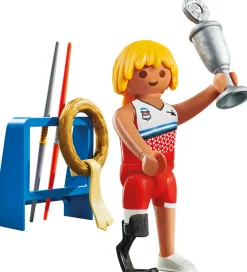 Playmobil Konstruktionslegetøj|Byg Og Klodser>SpecialPlus - Paralympisk Spydkaster - 71580 - 7 Dele