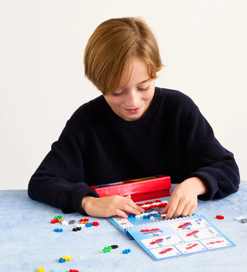 Plus-Plus Konstruktionslegetøj|Byg Og Klodser>Aktivitetssæt - Puzzle By Number - 125 stk. - Transpor