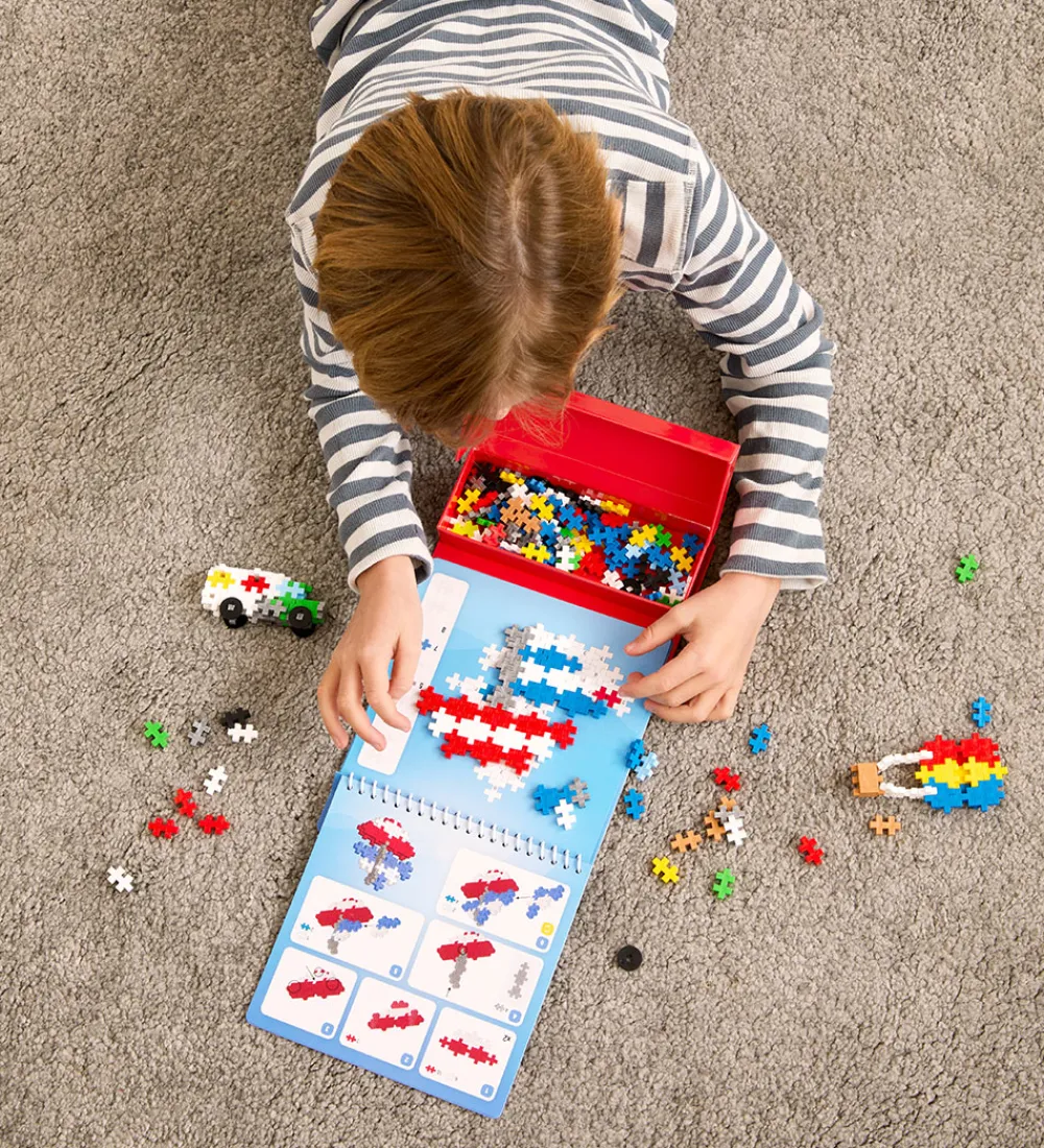 Plus-Plus Konstruktionslegetøj|Byg Og Klodser>Aktivitetssæt - Puzzle By Number - 125 stk. - Transpor