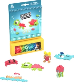 Plus-Plus Konstruktionslegetøj|Byg Og Klodser>Aktivitetssæt - Puzzle By Number - 125 stk. - Havet