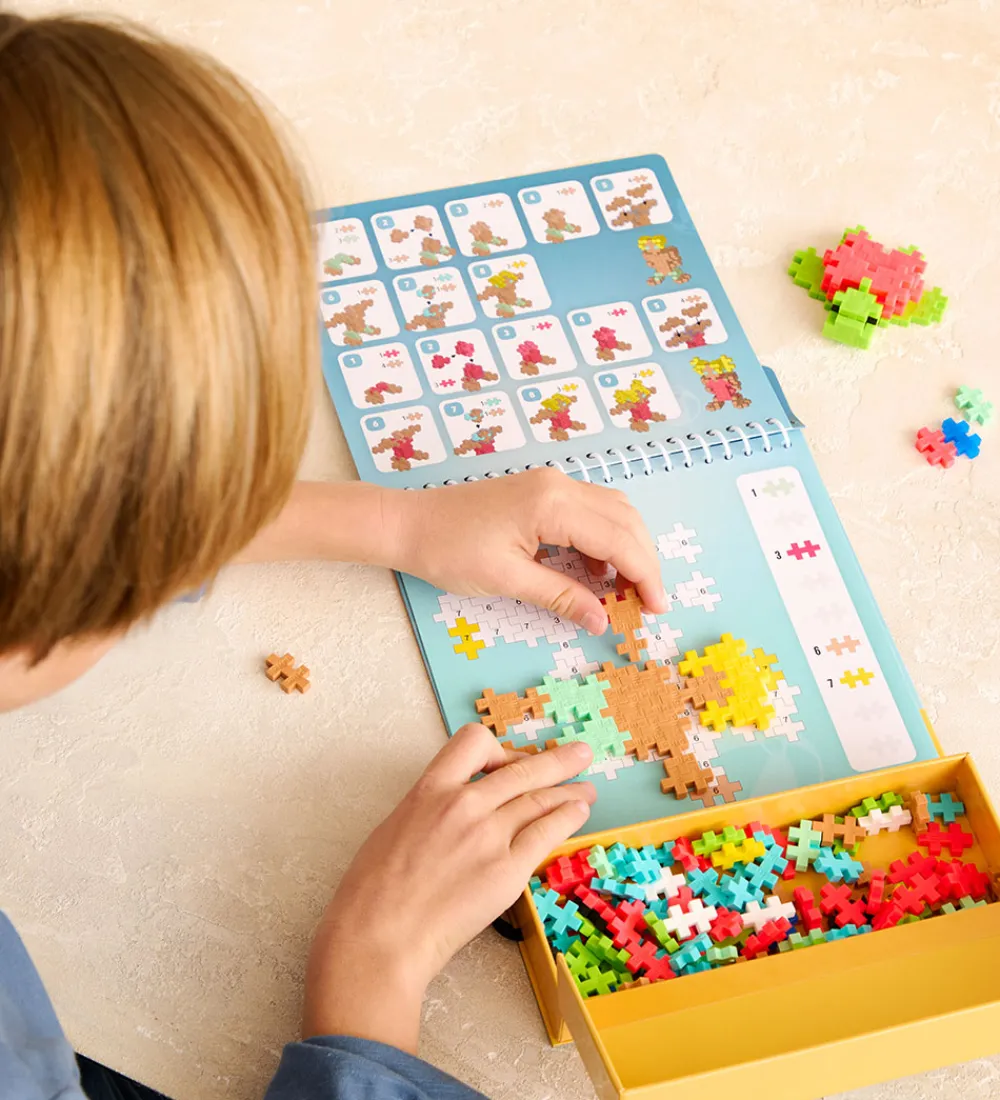 Plus-Plus Konstruktionslegetøj|Byg Og Klodser>Aktivitetssæt - Puzzle By Number - 125 stk. - Havet