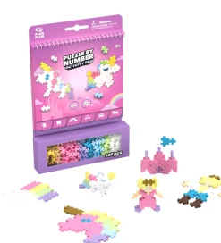 Plus-Plus Konstruktionslegetøj|Byg Og Klodser>Aktivitetssæt - Puzzle By Number - 125 stk. - Eventyr
