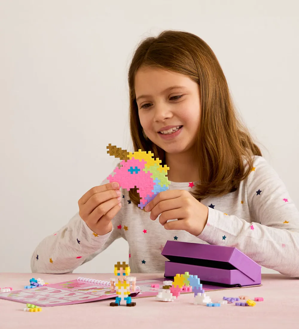 Plus-Plus Konstruktionslegetøj|Byg Og Klodser>Aktivitetssæt - Puzzle By Number - 125 stk. - Eventyr