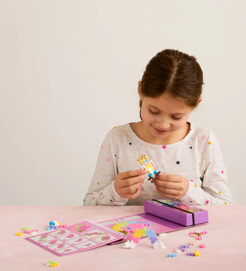 Plus-Plus Konstruktionslegetøj|Byg Og Klodser>Aktivitetssæt - Puzzle By Number - 125 stk. - Eventyr