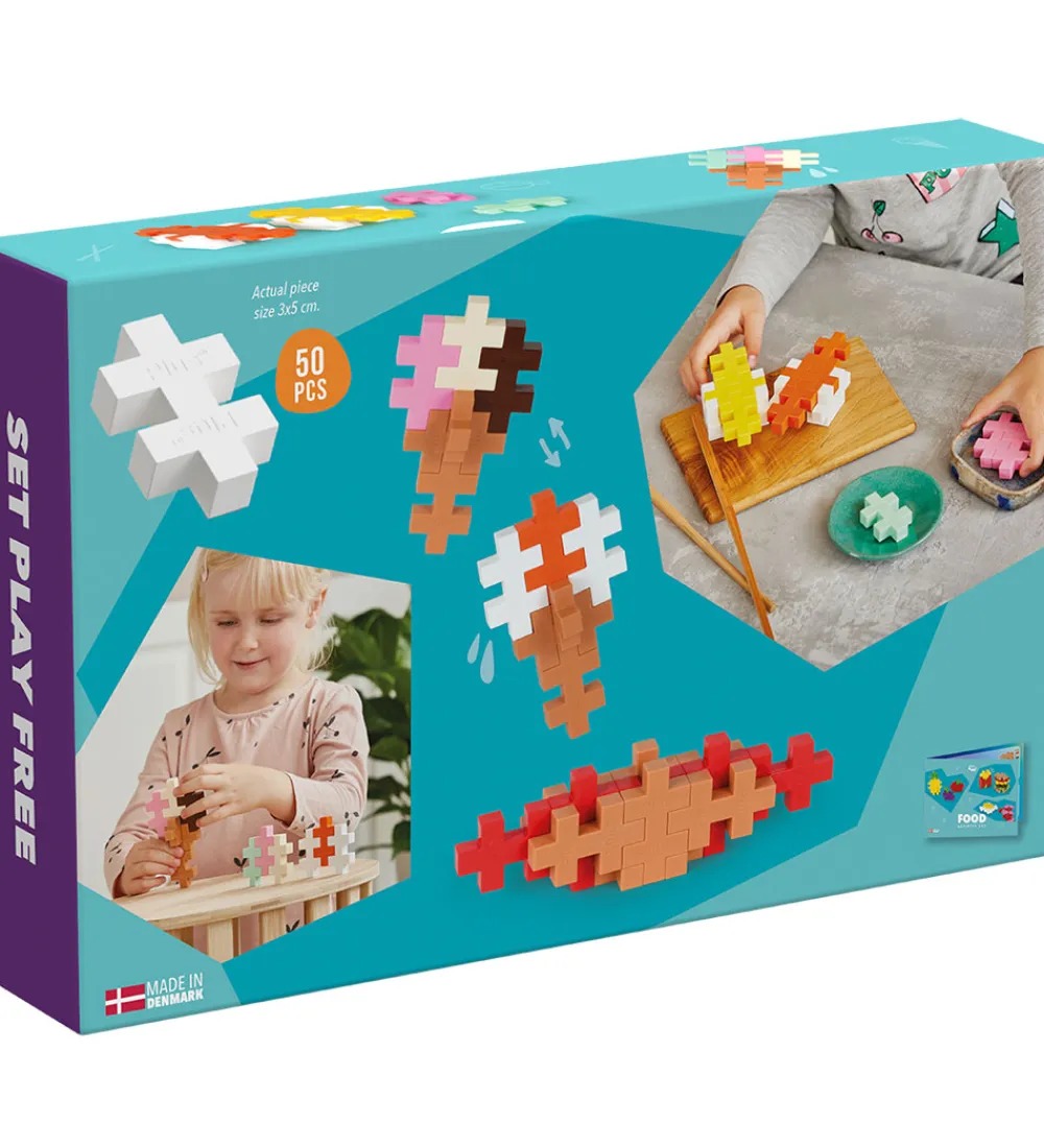 Plus-Plus Konstruktionslegetøj|Byg Og Klodser>BIG - 50 Stk. - Mad