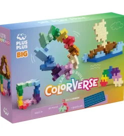 Plus-Plus Kreativ Leg|Kreasæt>Big - Learn To Build - 60 stk - Colorverse