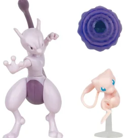 Pokémon Figurer>Figur - Battle Figure 2-pak - Mewtwo And Mew