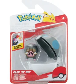 Pokémon Figurer>Figur - Clip N Go - Lechonk m. Heavy Ball