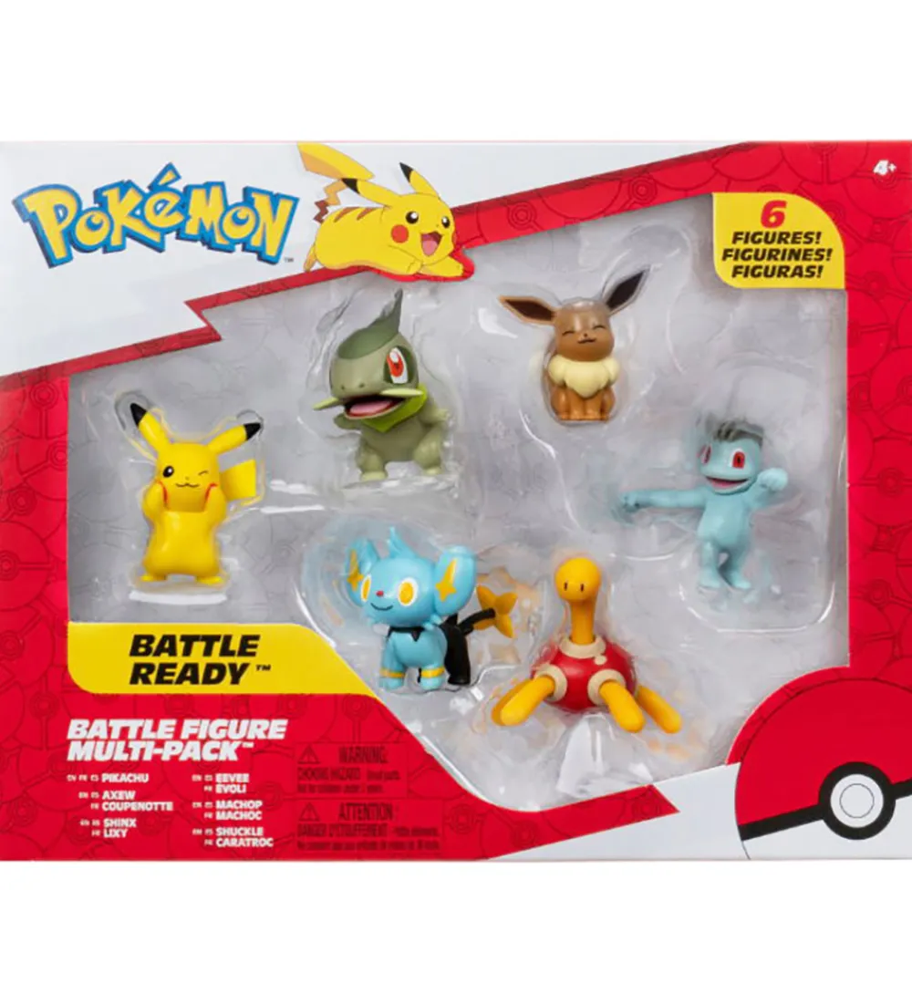 Pokémon Figurer>Figur - 6-pak - Battle Figure
