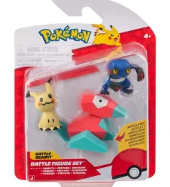 Pokémon Figurer>Figurer - Battle Figure - Mimikyu/Porygon/Croagunk