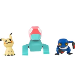 Pokémon Figurer>Figurer - Battle Figure - Mimikyu/Porygon/Croagunk