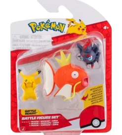 Pokémon Figurer>Figurer - Battle Figure - Pikachu/Magikarp/Zorua