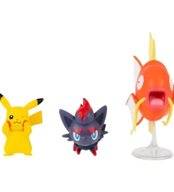 Pokémon Figurer>Figurer - Battle Figure - Pikachu/Magikarp/Zorua