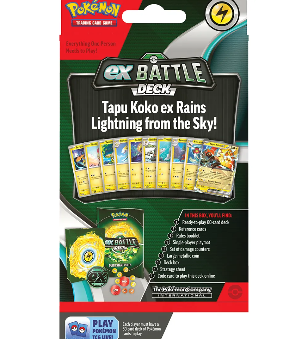Pokémon Samlekort>Samlekort - Battle Deck - Tapu Koko ex