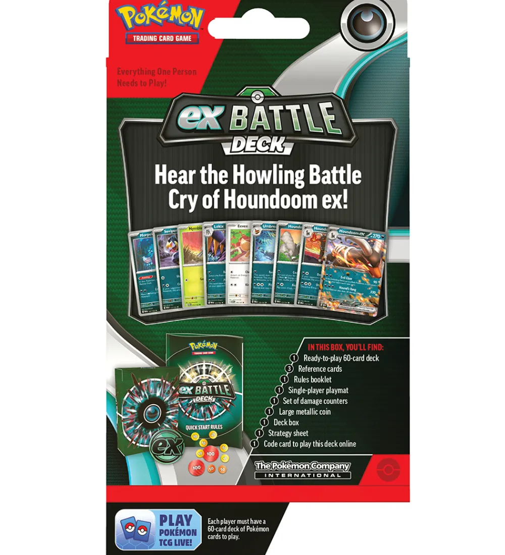 Pokémon Samlekort|Spil>Samlekort - Battle Deck - Houndoom ex