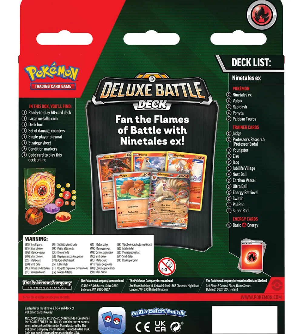 Pokémon Samlekort>Samlekort - Deluxe Battle Deck - Ninetales ex