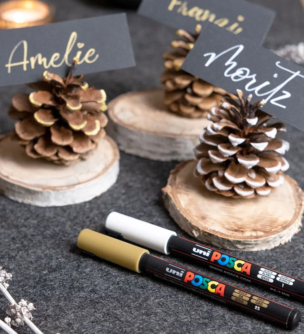 Posca Tuscher Og Farver|Kreativ Leg>Tuscher - PC-1M - 8 stk. - Metallic Farver