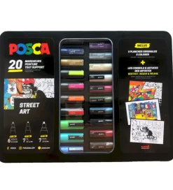 Posca Halloween|Tuscher Og Farver>Tuscher m. Metalkasse - 20 stk - Street Art