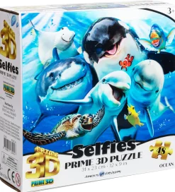 Prime 3D Puzzle Puslespil>Puslespil - 3D - 48 Brikker - Ocean Selfie