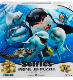 Prime 3D Puzzle Puslespil>Puslespil - 3D - 48 Brikker - Ocean Selfie