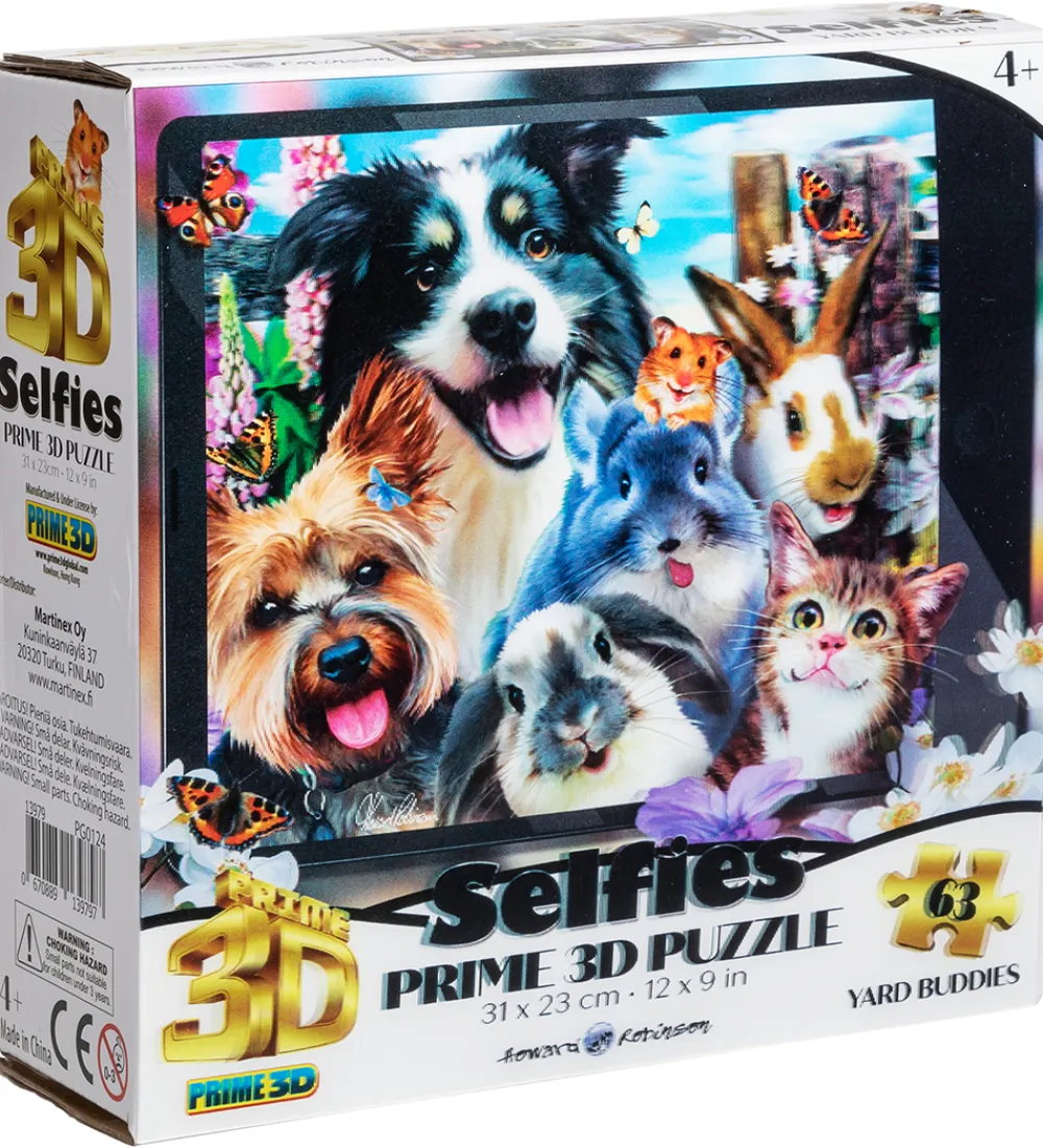 Prime 3D Puzzle Puslespil>Puslespil - 3D - 63 Brikker - Yard Buddies