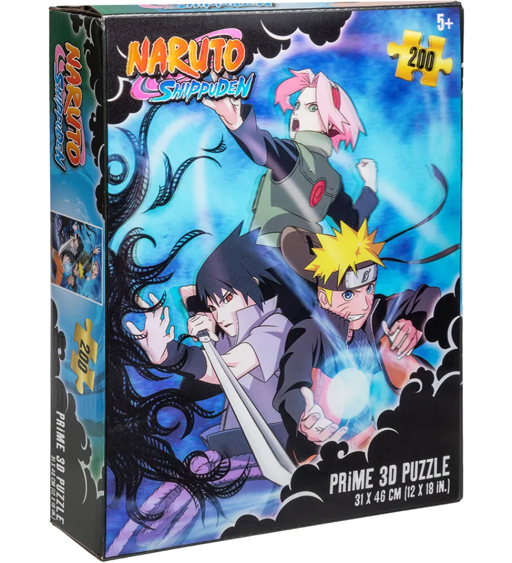 Prime 3D Puzzle Puslespil>Puslespil - 3D - 200 Brikker - Naruto Shippuden