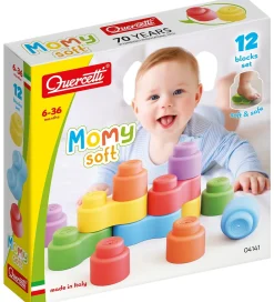 Quercetti Konstruktionslegetøj|Byg Og Klodser>Byggeklodser - 12 stk. - Momy Soft - 04141