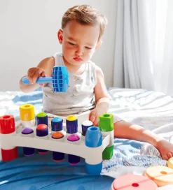 Quercetti Aktivitetslegetøj>Hammerbræt - Hammer Peggy - 34 Dele - 04120