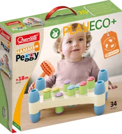 Quercetti Aktivitetslegetøj>Hammerbræt - PlayEco+ - 34 Dele - 84120