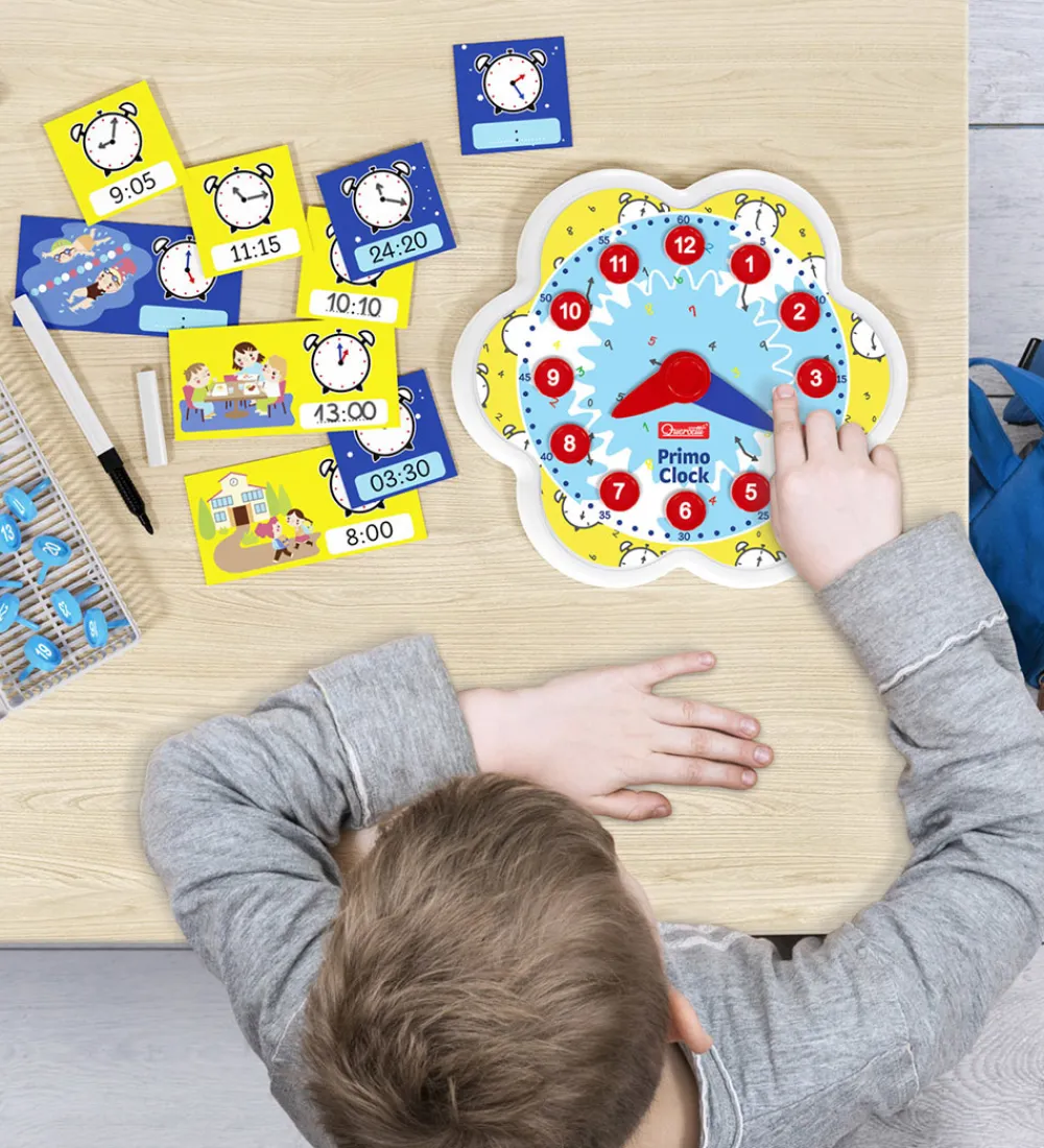 Quercetti Spil>Legetøjsur - Lær Klokken - Play Montessori - 0624