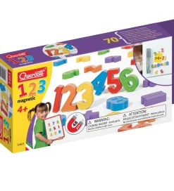 Quercetti Magnetlegetøj>Magnetiske Tal og Matematik - 123 - 48 Dele - 05463