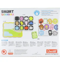 Quercetti Puslespil|Magnetlegetøj>Puslespil - Magnetisk Puslespil m. Farver