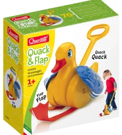 Quercetti Aktivitetslegetøj>Skubbedyr - Quack & Flap - Ælling