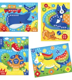 Quercetti Kreasæt>Stiftmosaik - FantaColor Cards - Dyr - 180 Dele - 0086