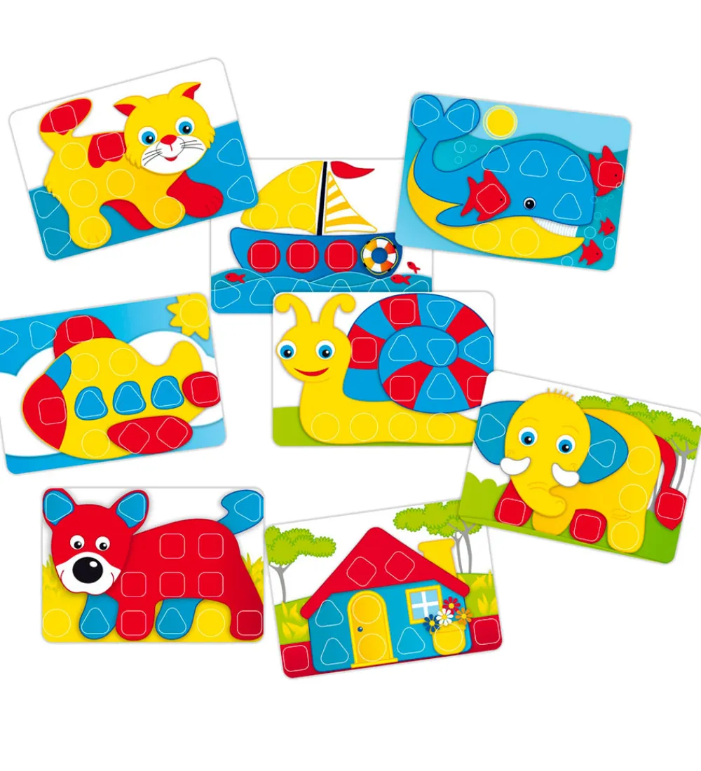 Quercetti Kreasæt>Stiftmosaik - Fantacolor Baby - 40 Dele - 4401