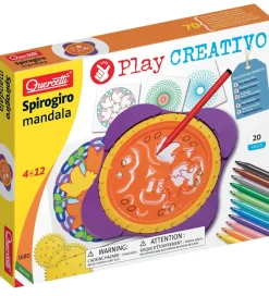 Quercetti Kreasæt>Tegnesæt - Spirogiro Mandala - 20 Dele - 1680
