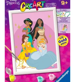 Ravensburger Kreasæt|Maling>CreArt Malesæt - Disney Princess