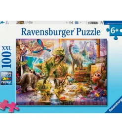 Ravensburger Puslespil>Puslespil - 100 Brikker - Dino Toys Come To Life