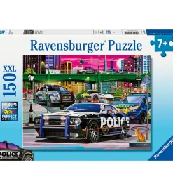 Ravensburger Puslespil>Puslespil - 150 Brikker - Police On Patrol