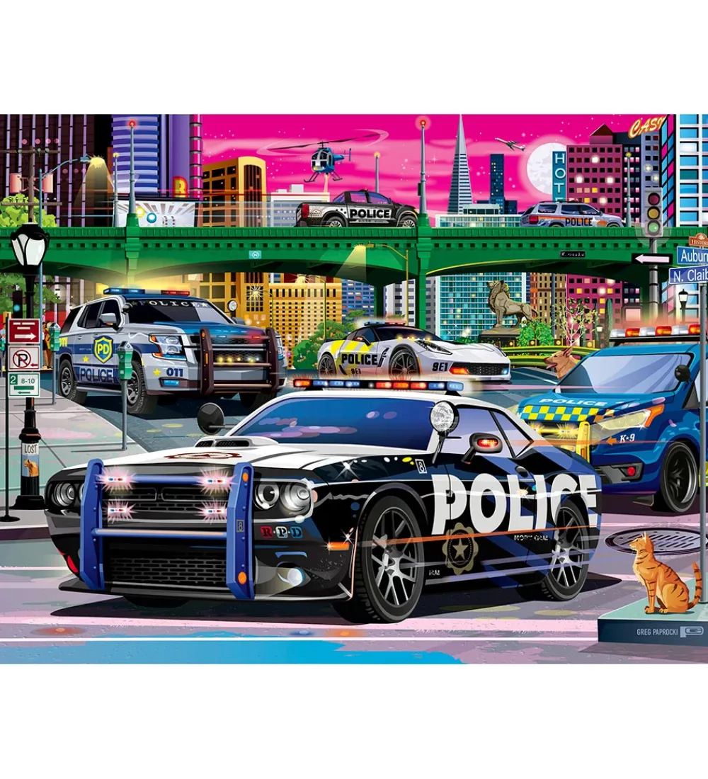 Ravensburger Puslespil>Puslespil - 150 Brikker - Police On Patrol