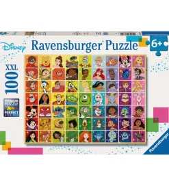Ravensburger Puslespil>Puslespil - 100 Brikker - Disney Multi Character
