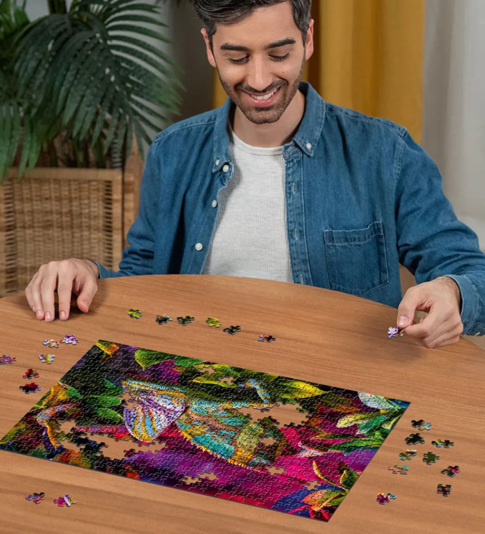 Ravensburger Puslespil>Puslespil - 500 Brikker - Chameleon