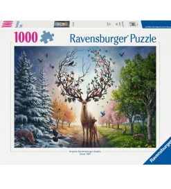 Ravensburger Puslespil>Puslespil - 1000 Brikker - Magical Deer